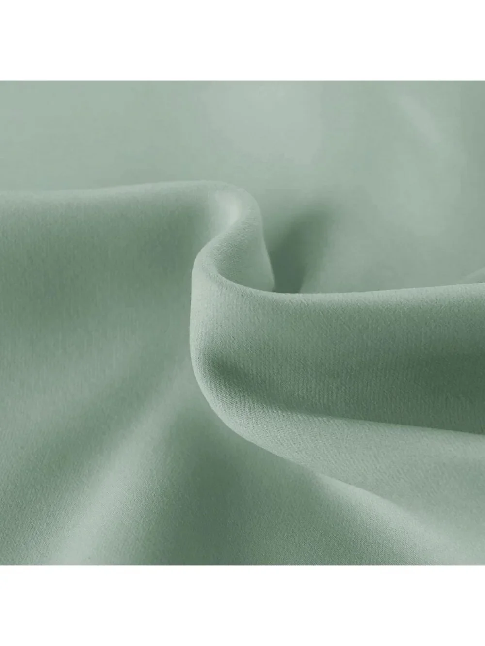 Light Sage Blackout Thermal Insulated Valance Curtain for Kitchen, 42x12 Inches